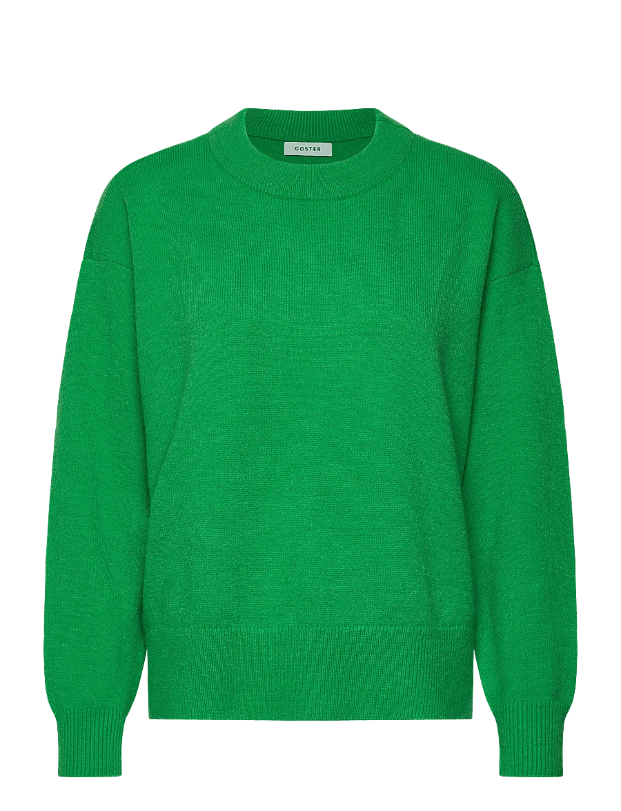 Coster Copenhagen - Sweater with round neck - Comfy - striktrøjer - lush green - 1