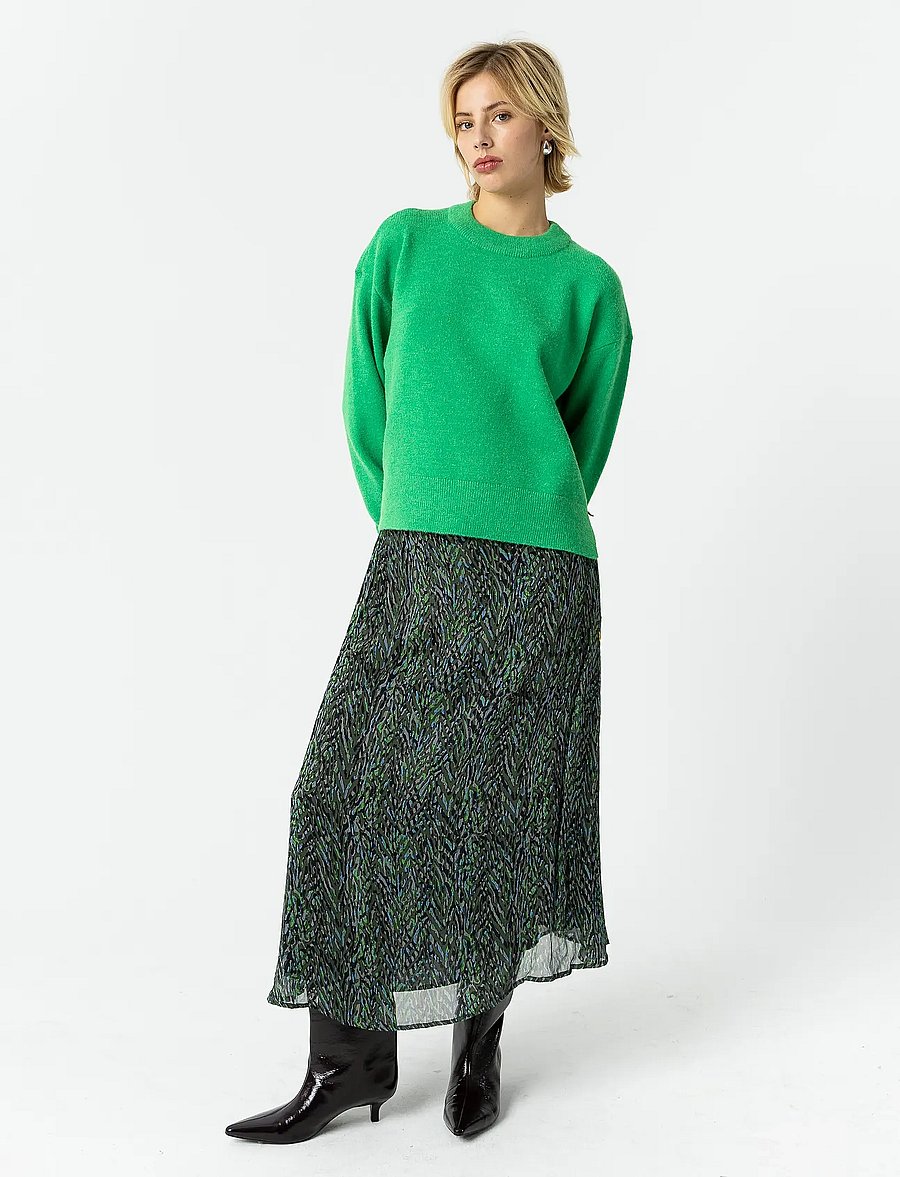 Coster Copenhagen - Sweater with round neck - Comfy - striktrøjer - lush green - 3