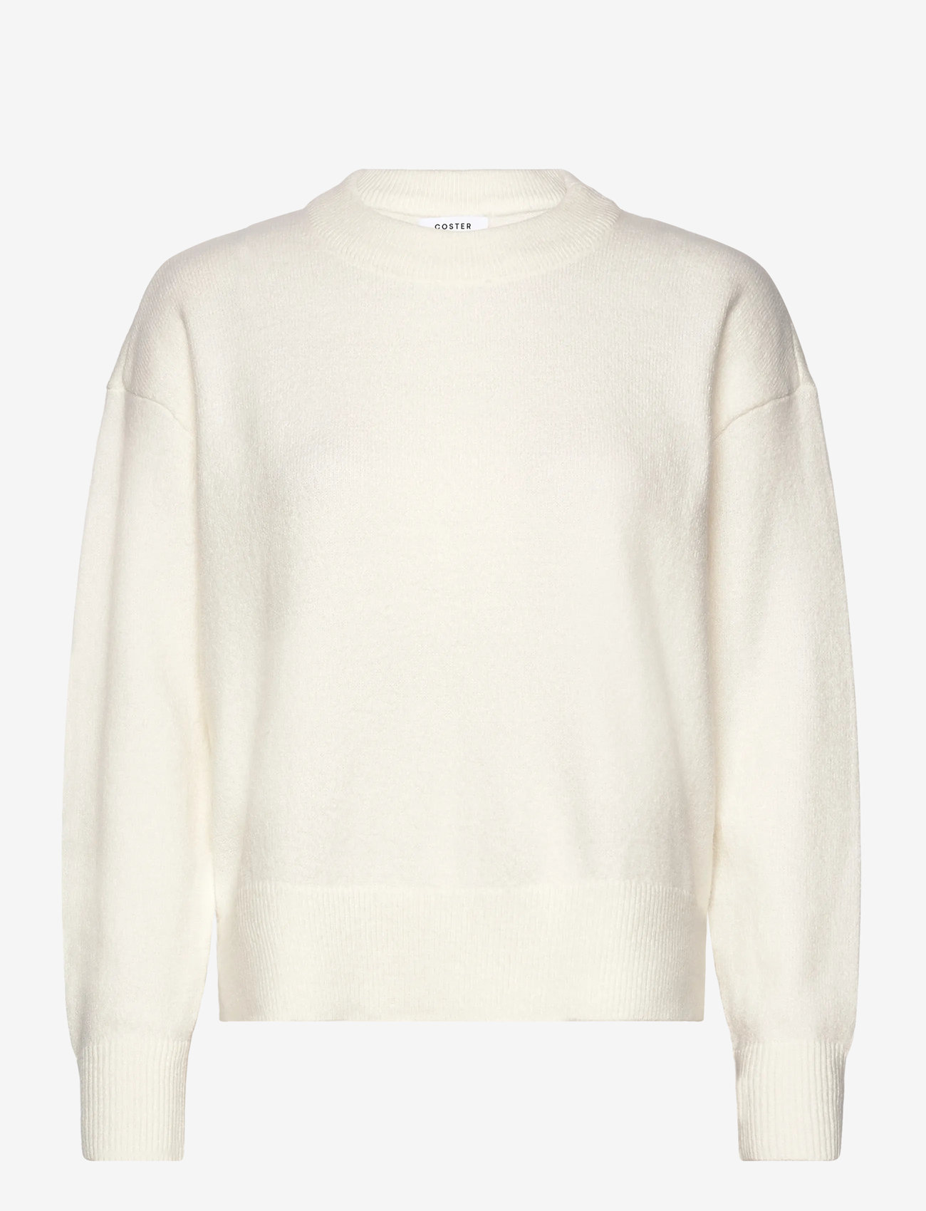 Coster Copenhagen - Sweater with round neck - Comfy - stickade tröjor - white - 0
