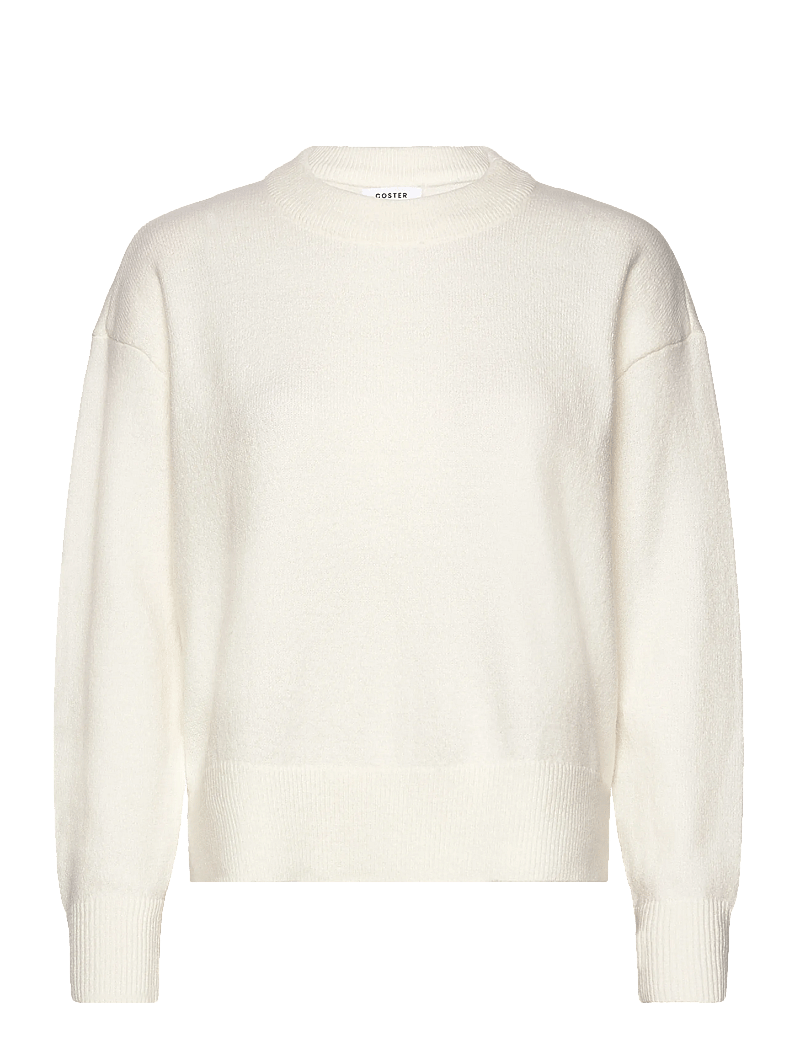 Coster Copenhagen - Sweater with round neck - Comfy - stickade tröjor - white - 0