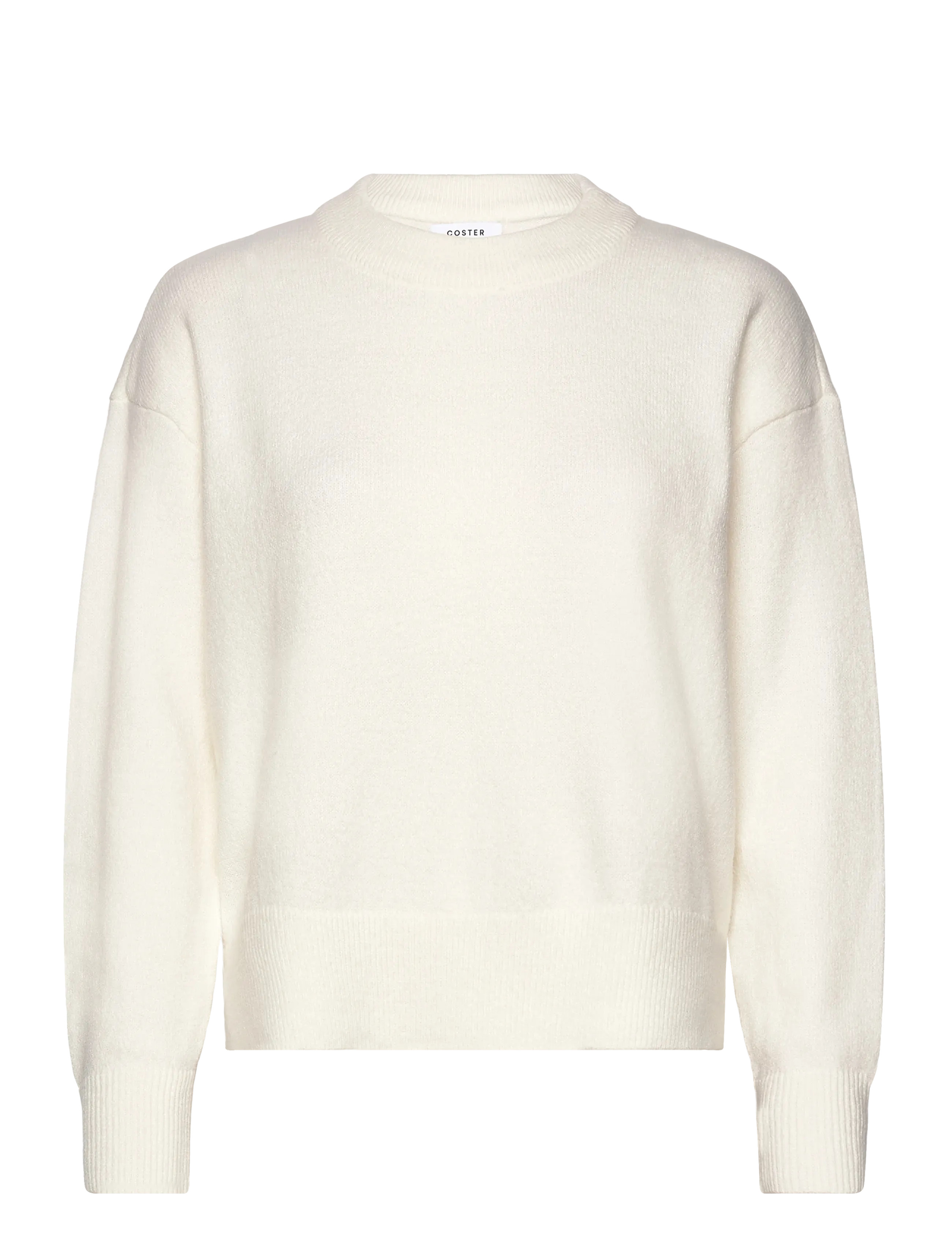 Coster Copenhagen Sweater with round neck - Comfy - Strickmode - WHITE / white