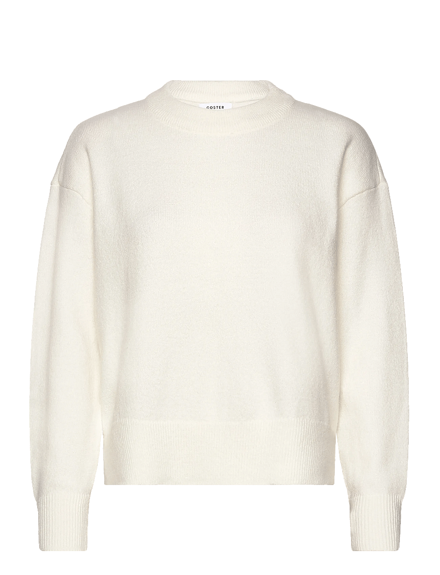 Coster Copenhagen - Sweater with round neck - Comfy - pullover - white - 0