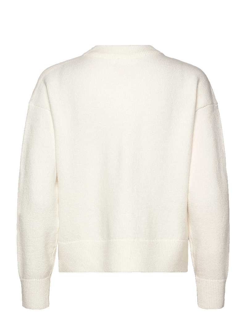 Coster Copenhagen - Sweater with round neck - Comfy - stickade tröjor - white - 1