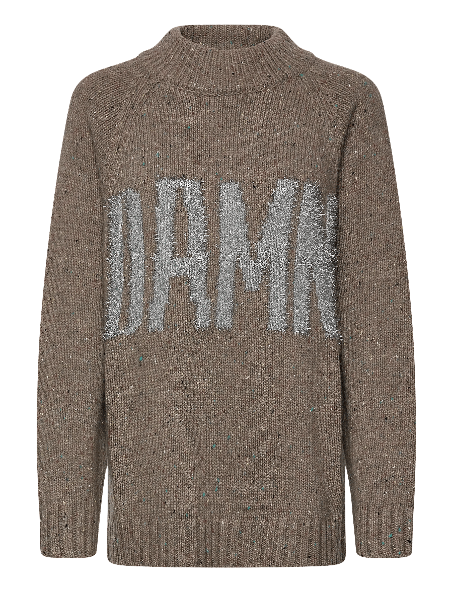Coster Copenhagen - Damn knit - striktrøjer - taupe melange - 1