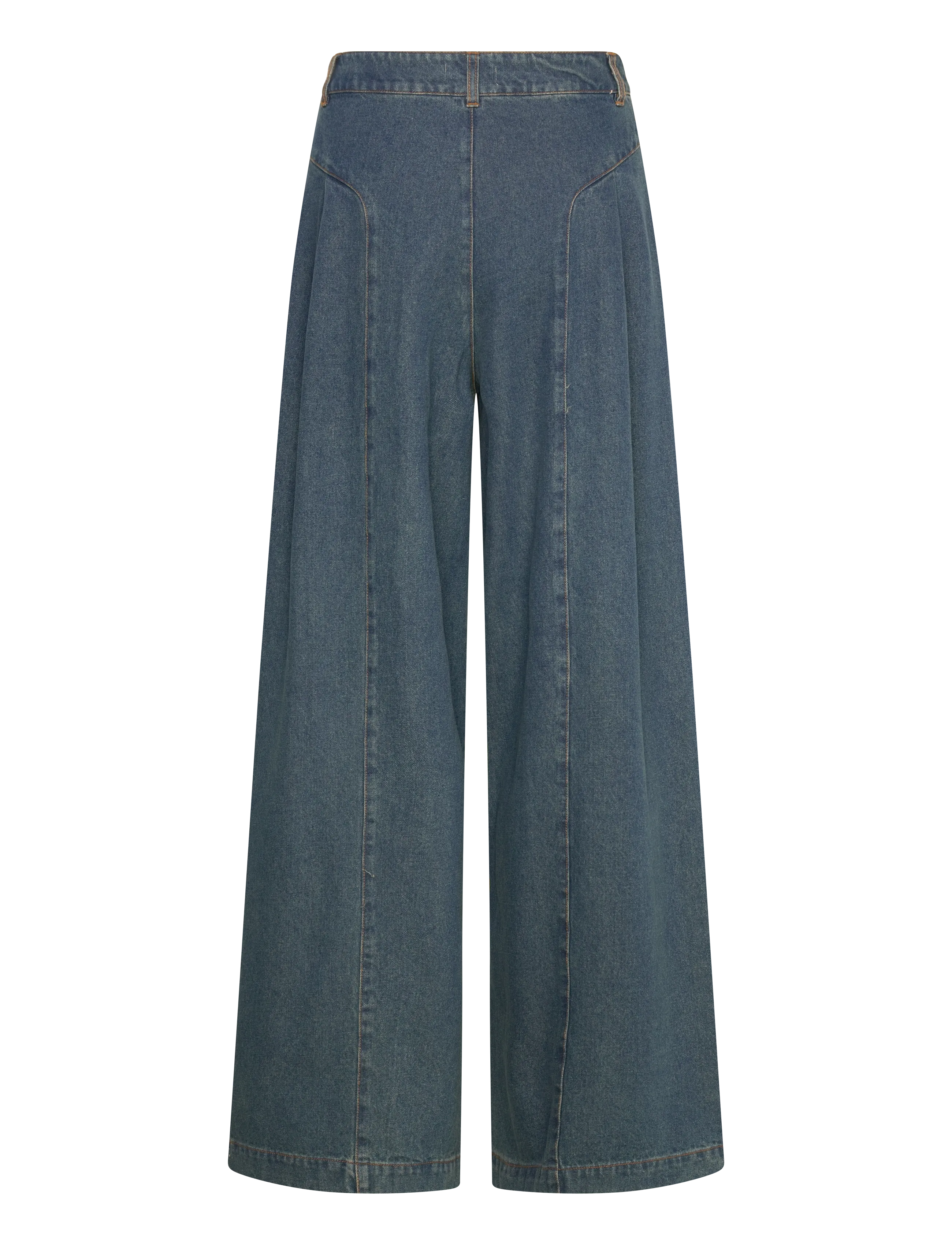 Coster Copenhagen - High waisted denim pants - Anna fit - hosen mit weitem bein - dark blue denim - 2