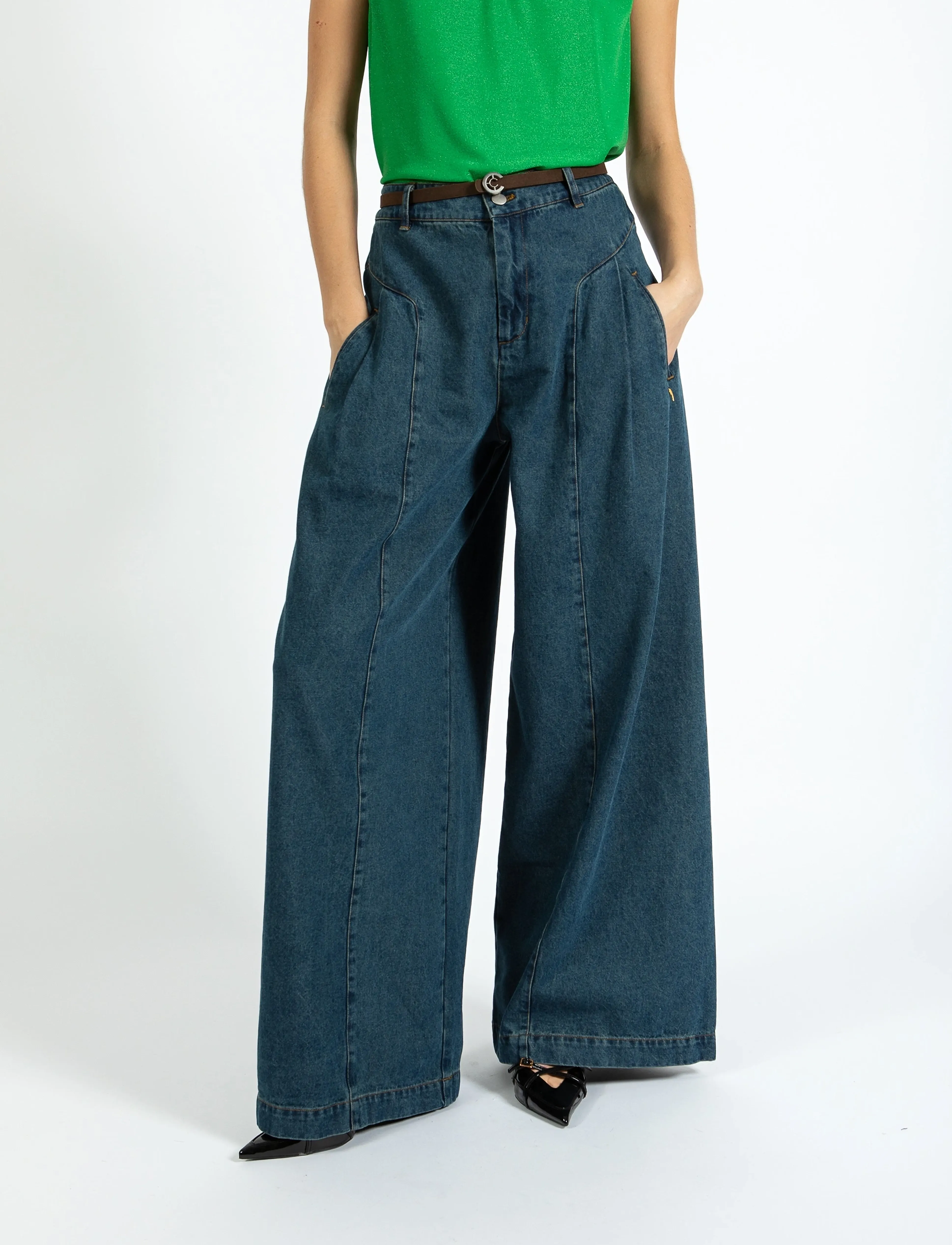 Coster Copenhagen High Waisted Denim Pants Anna Fit high waist jeans dam – bild 5