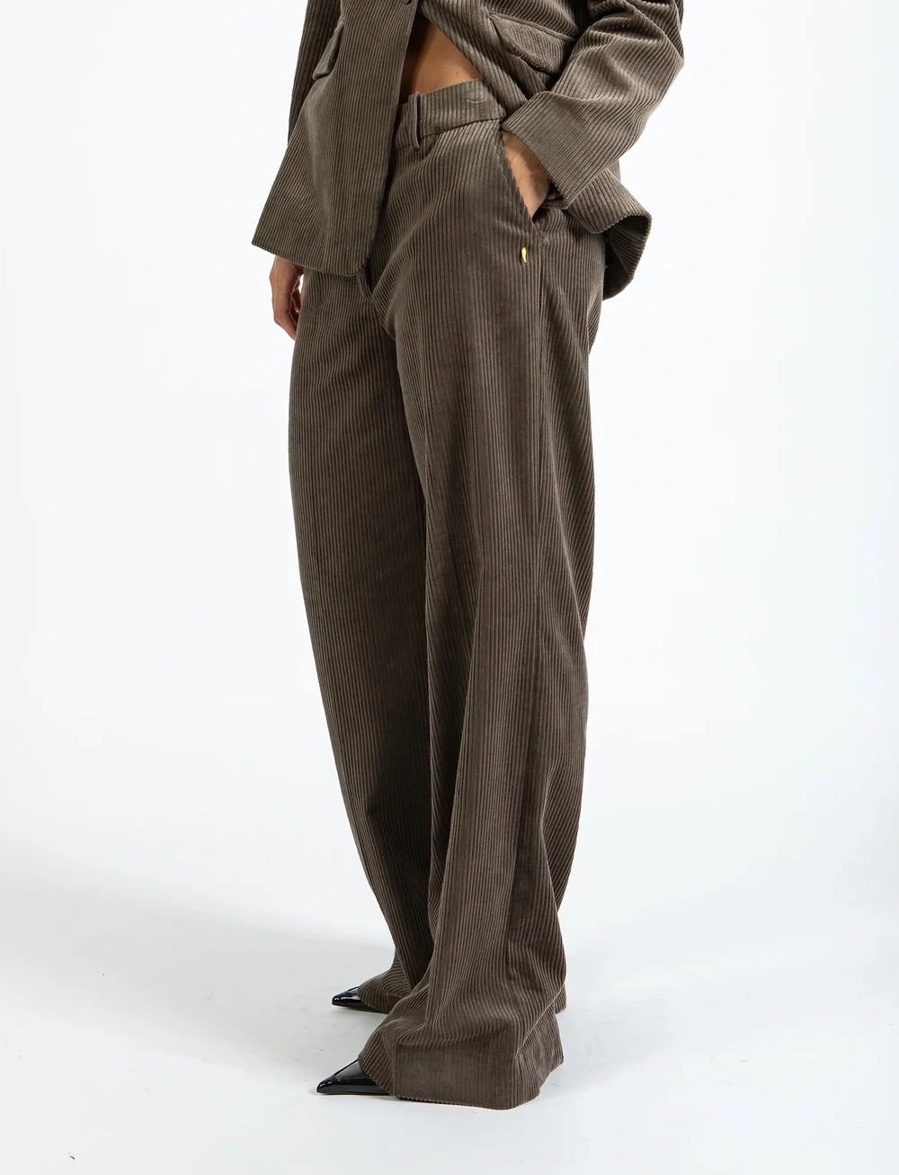 Coster Copenhagen - Corduroy suit pants - Petra fit - formell - dove grey - 0
