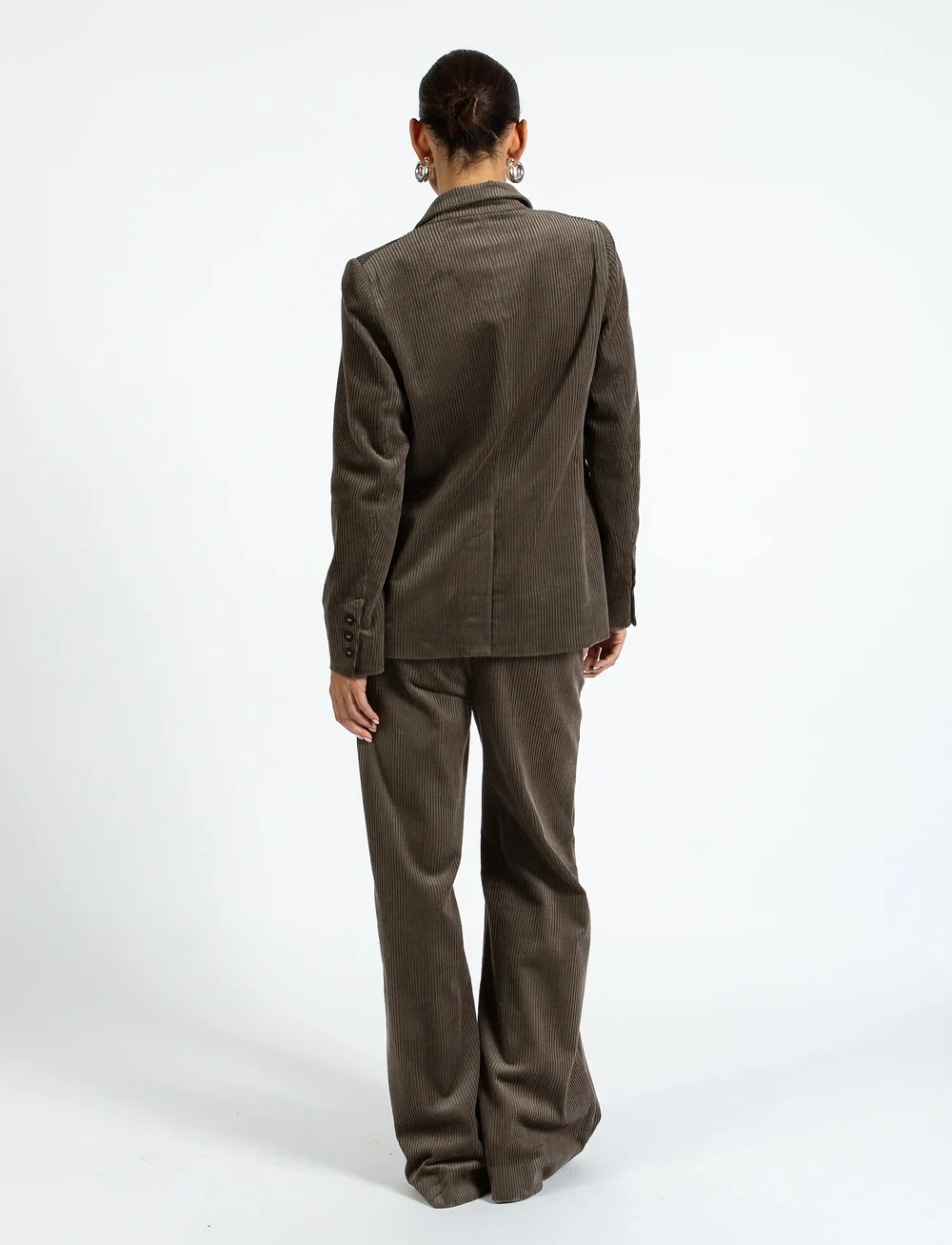 Coster Copenhagen - Corduroy suit pants - Petra fit - formell - dove grey - 4