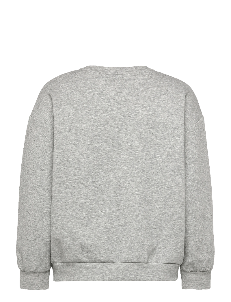 Coster Copenhagen - Sweatshirt with sleeve details - alltags-style - grey melange - 1