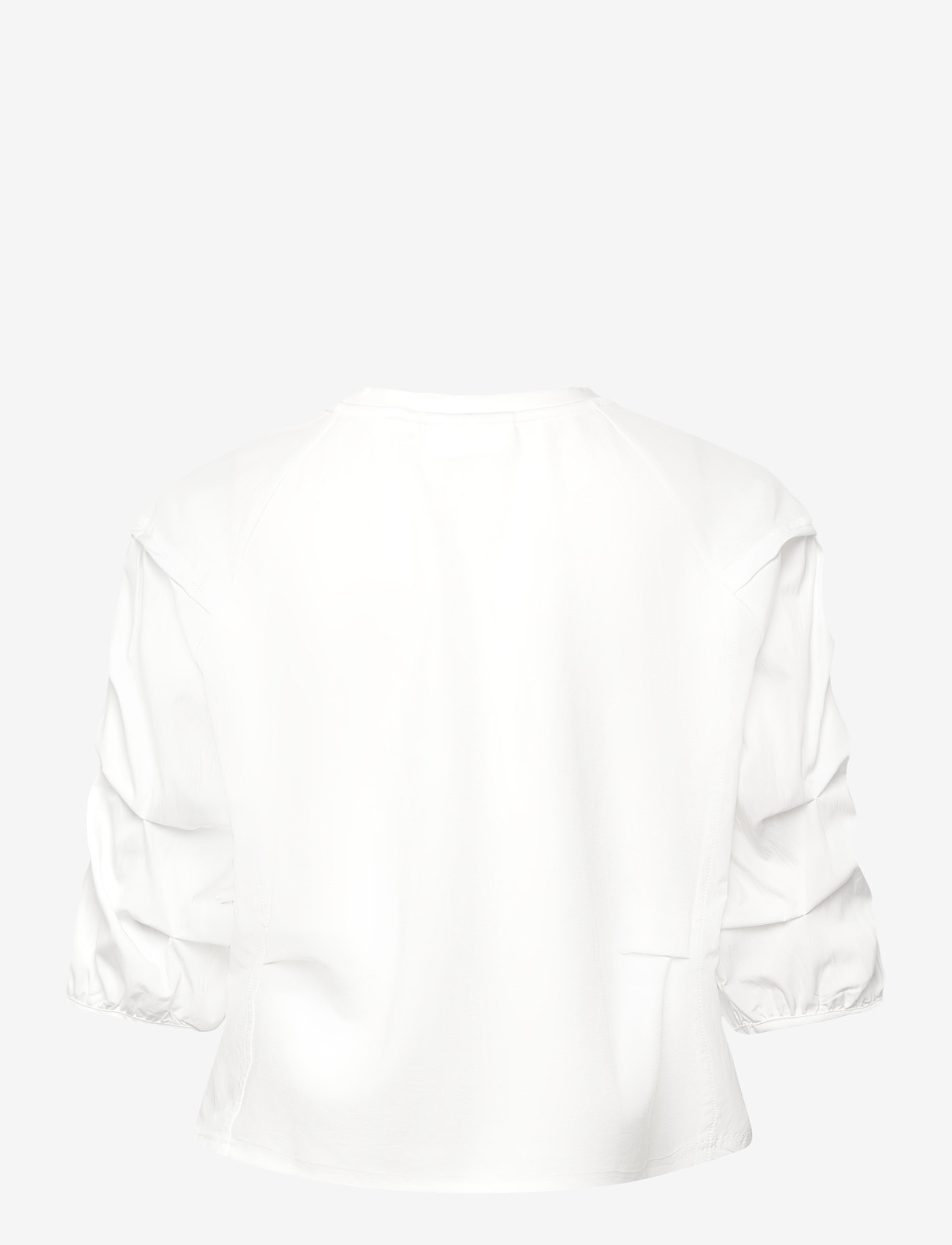 Coster Copenhagen - Blouse with mix puffy sleeves - kortærmede bluser - off white - 2