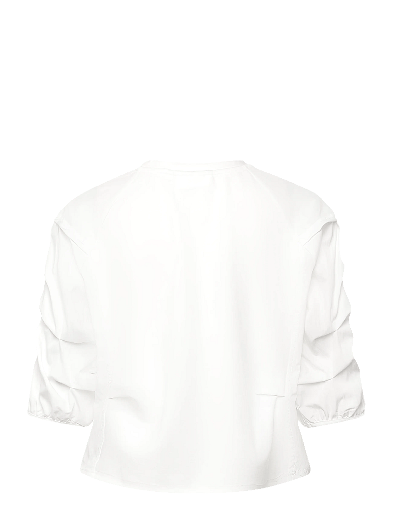Coster Copenhagen - Blouse with mix puffy sleeves - kortærmede bluser - off white - 2