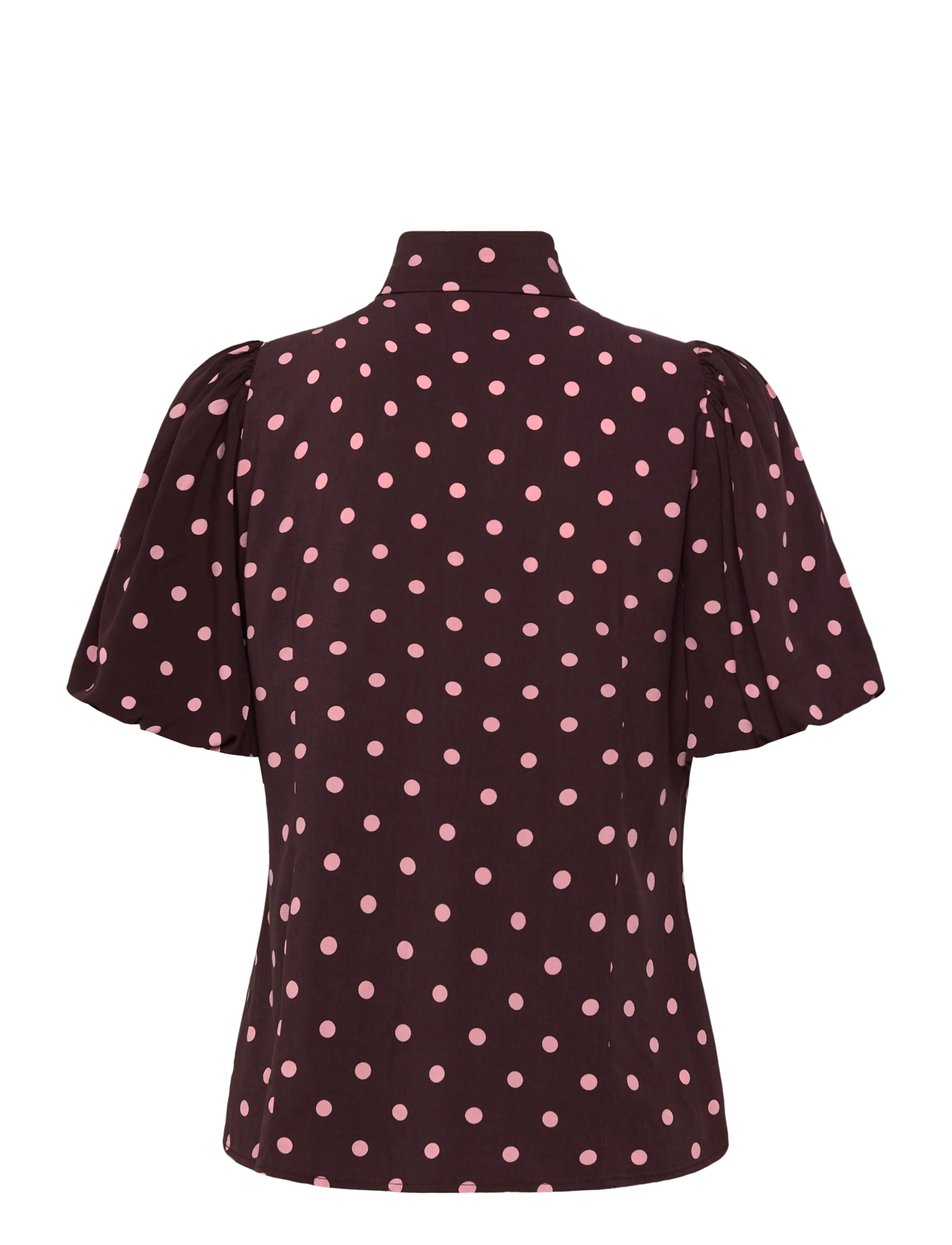 Coster Copenhagen - Blouse with dots - short-sleeved blouses - dot print - 2