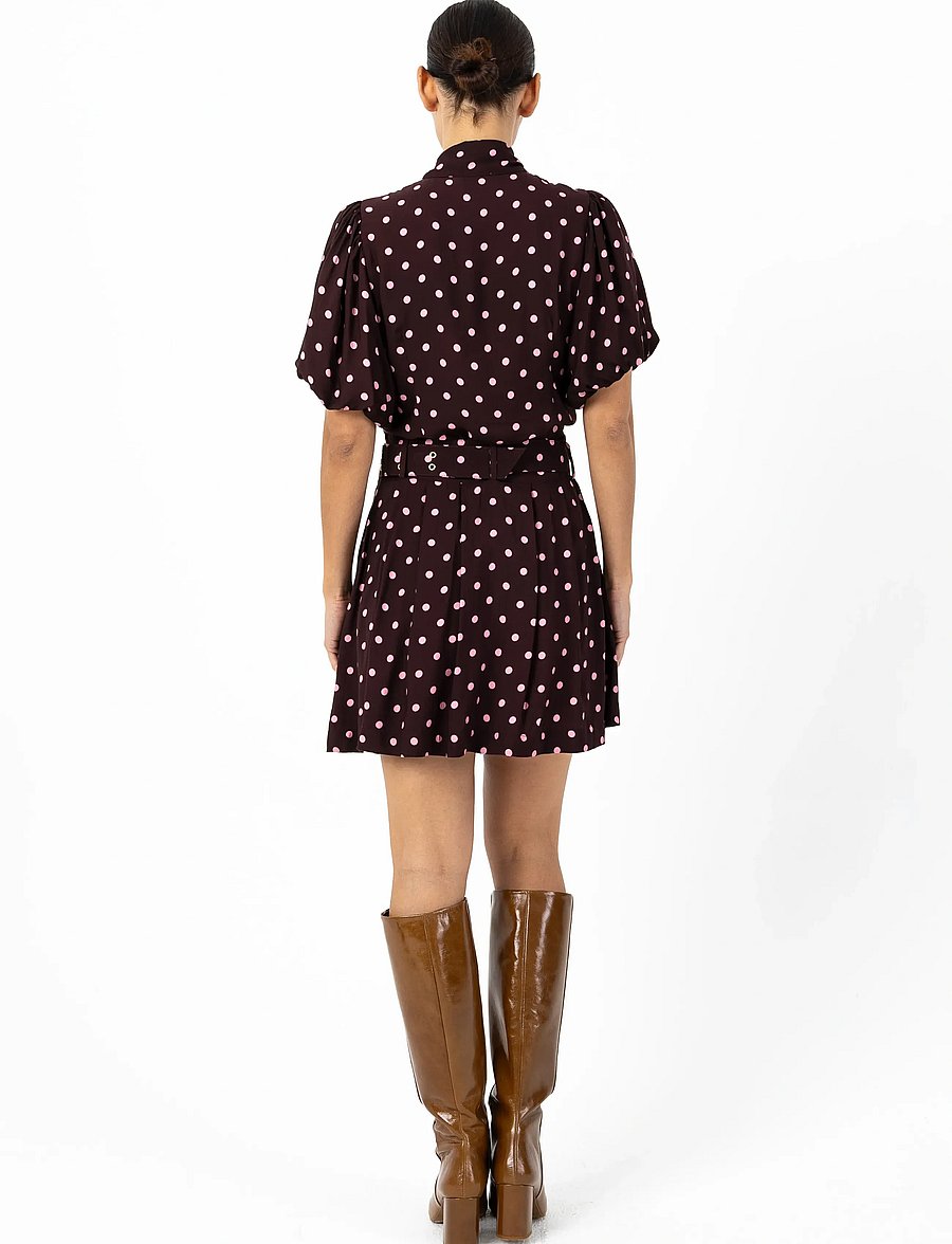 Coster Copenhagen - Blouse with dots - lühikeste varrukatega pluusid - dot print - 3