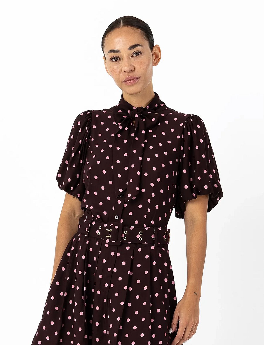 Coster Copenhagen - Blouse with dots - lühikeste varrukatega pluusid - dot print - 4