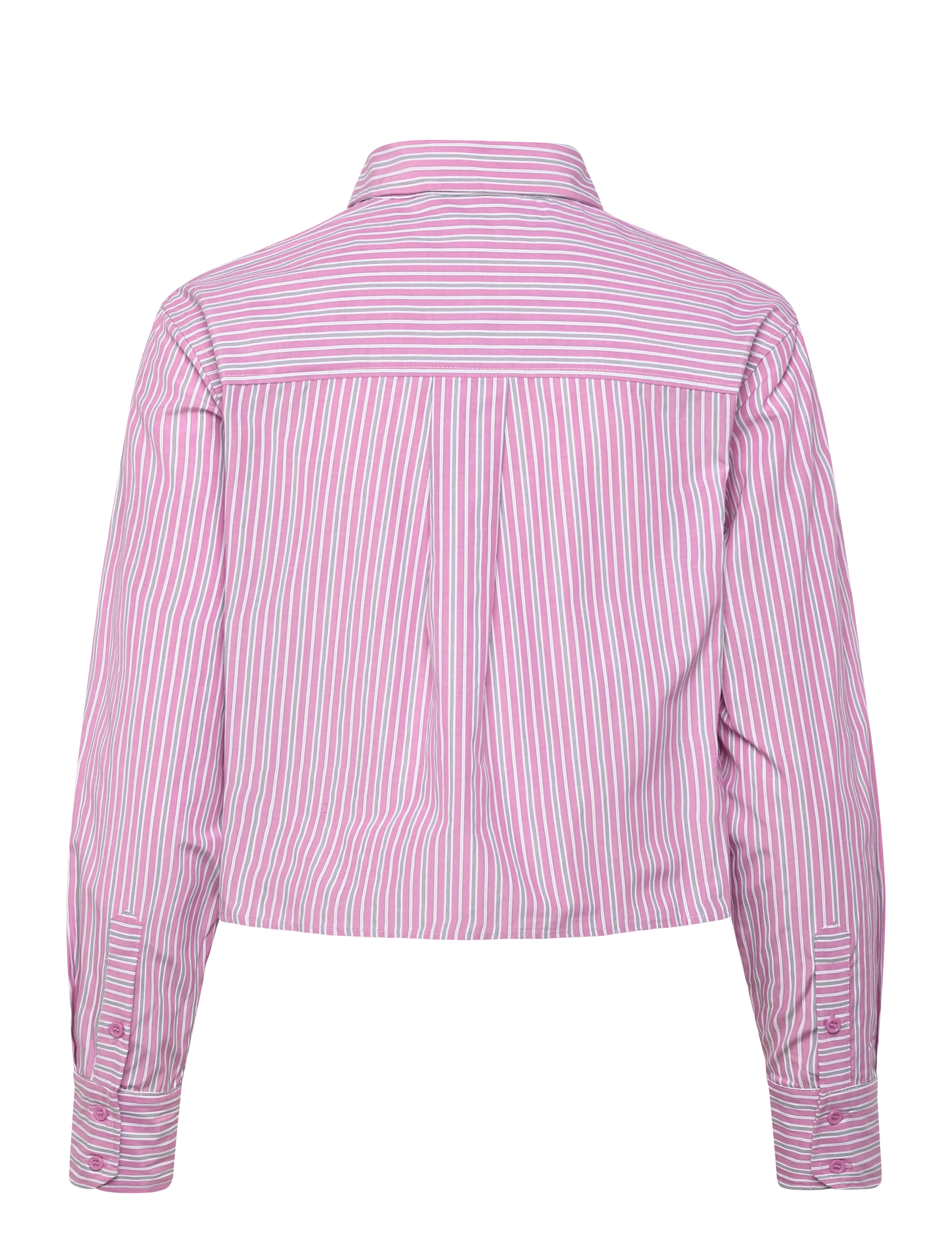 Coster Copenhagen - Short shirt with stripes - langärmlige hemden - rose stripes - 2