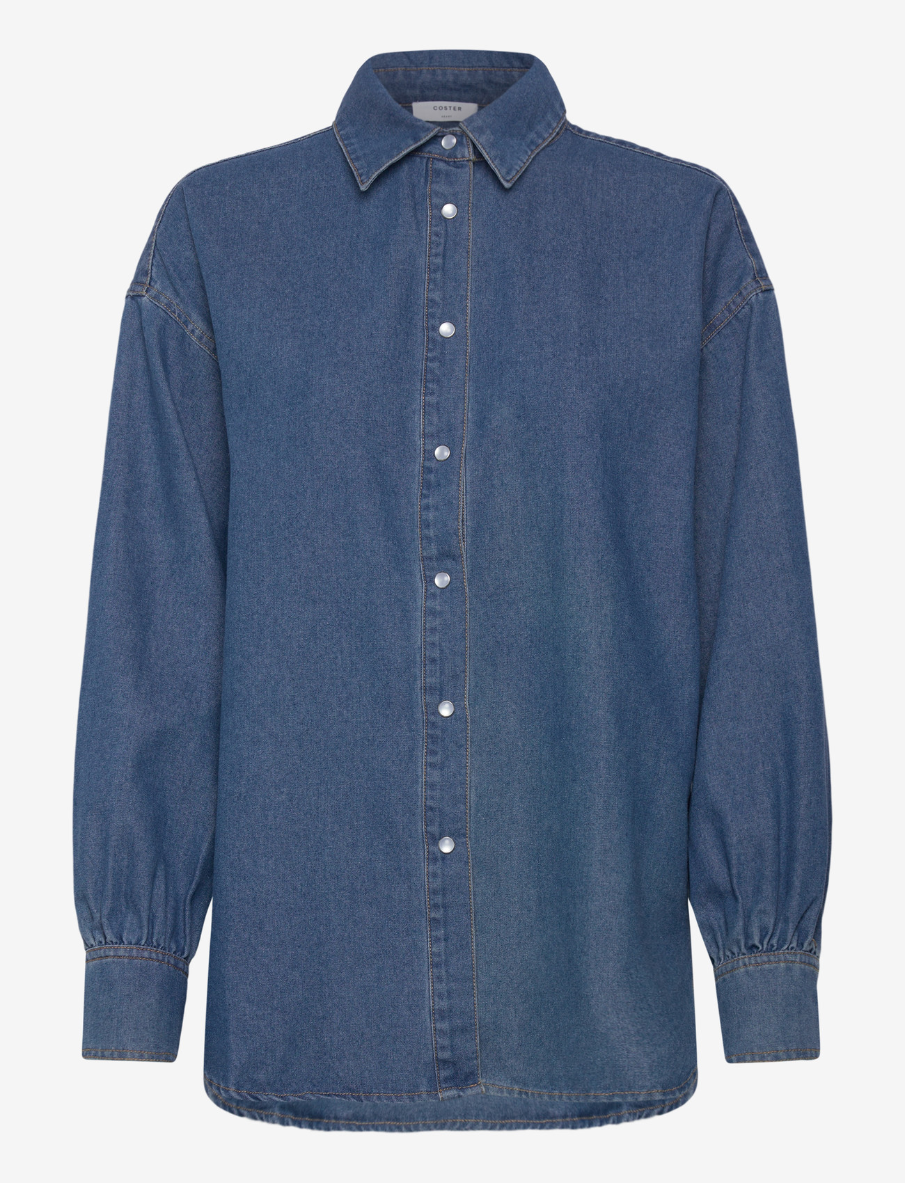Coster Copenhagen - ELLIS denim shirt - jeanshemden - denim blue - 0