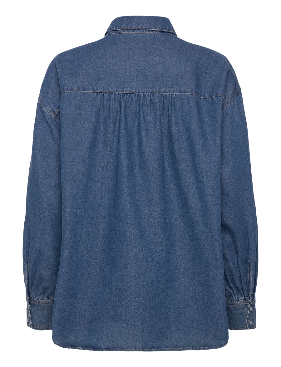 Coster Copenhagen - ELLIS denim shirt - jeanshemden - denim blue - 2