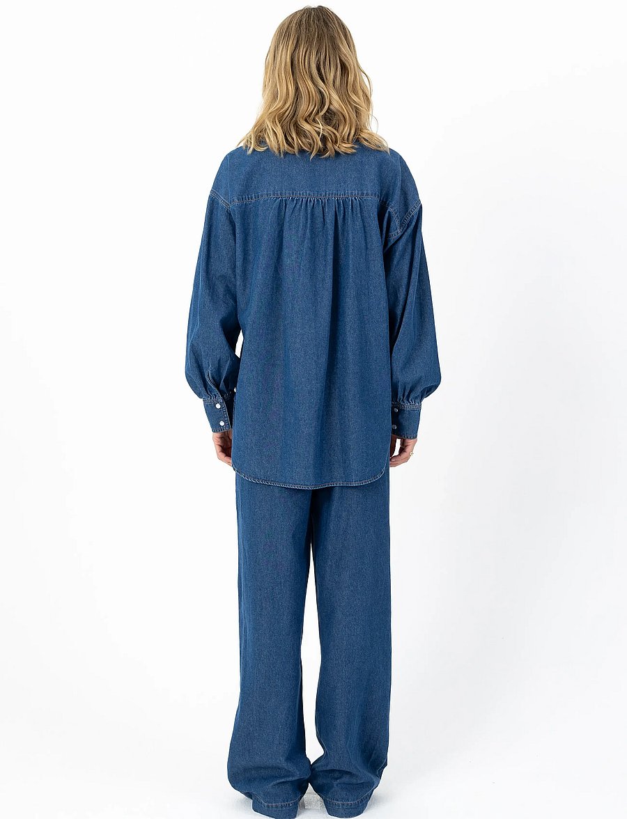 Coster Copenhagen - ELLIS denim shirt - jeanshemden - denim blue - 4
