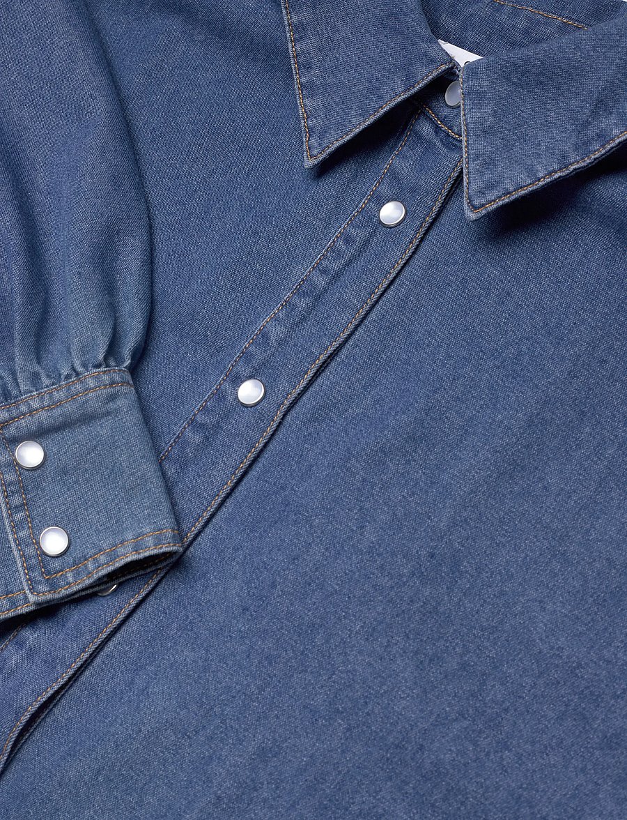 Coster Copenhagen - ELLIS denim shirt - jeanshemden - denim blue - 5