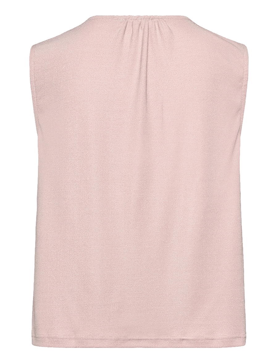 Coster Copenhagen - Sleveless lurex top - Ærmeløse bluser - light champagne - 2