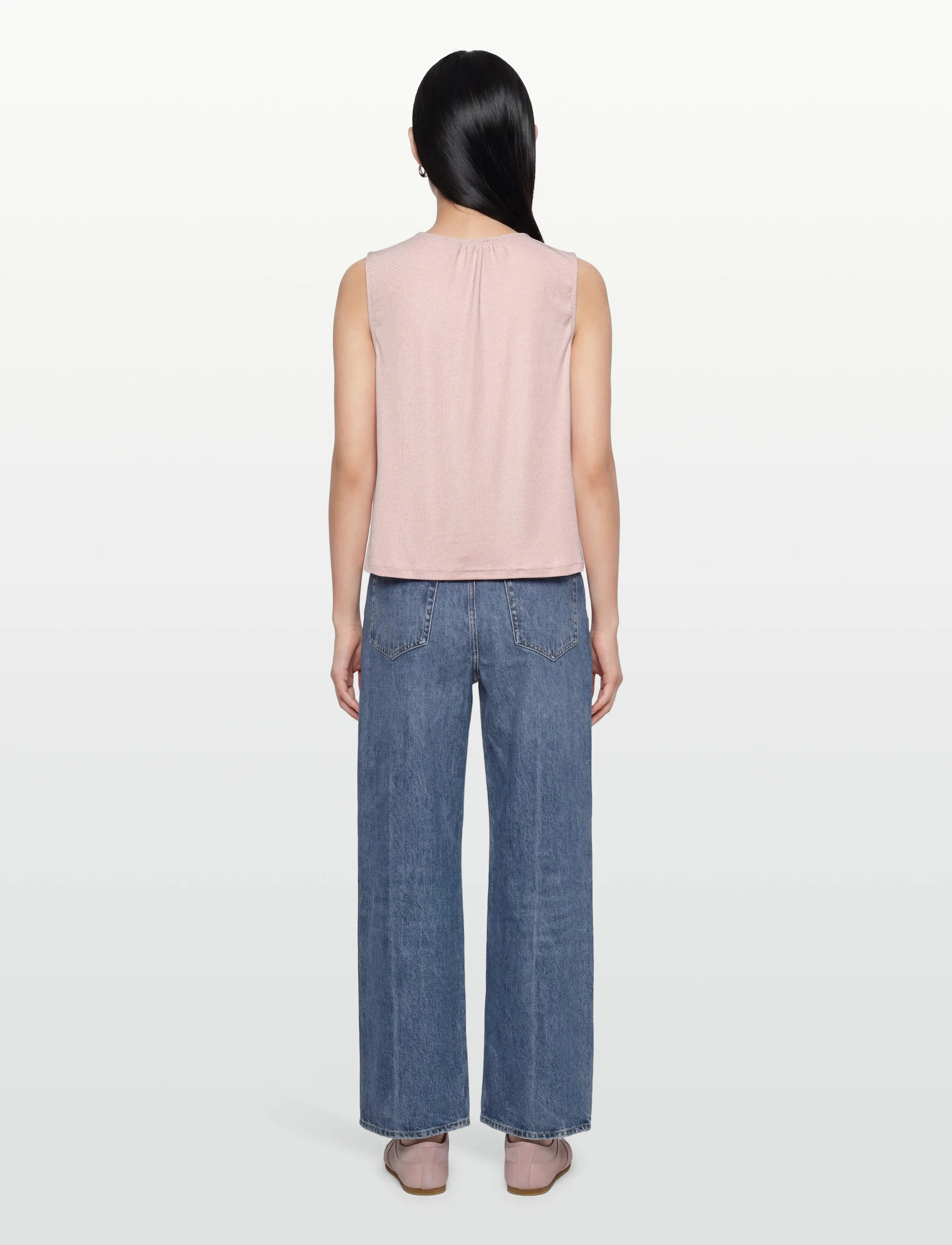 Coster Copenhagen Sleveless Lurex Top toppar dam – bild 3