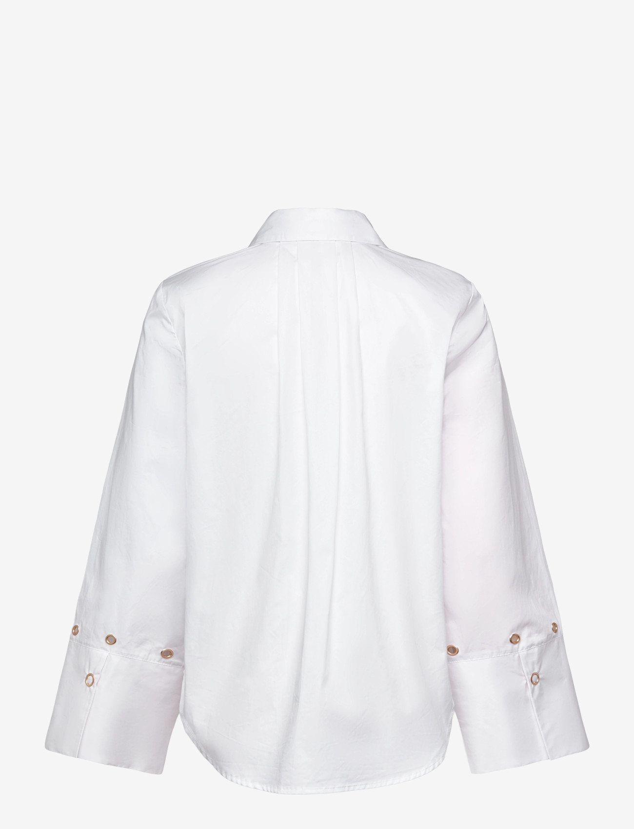 Coster Copenhagen - Shirt with back pleats - langärmlige hemden - white - 2
