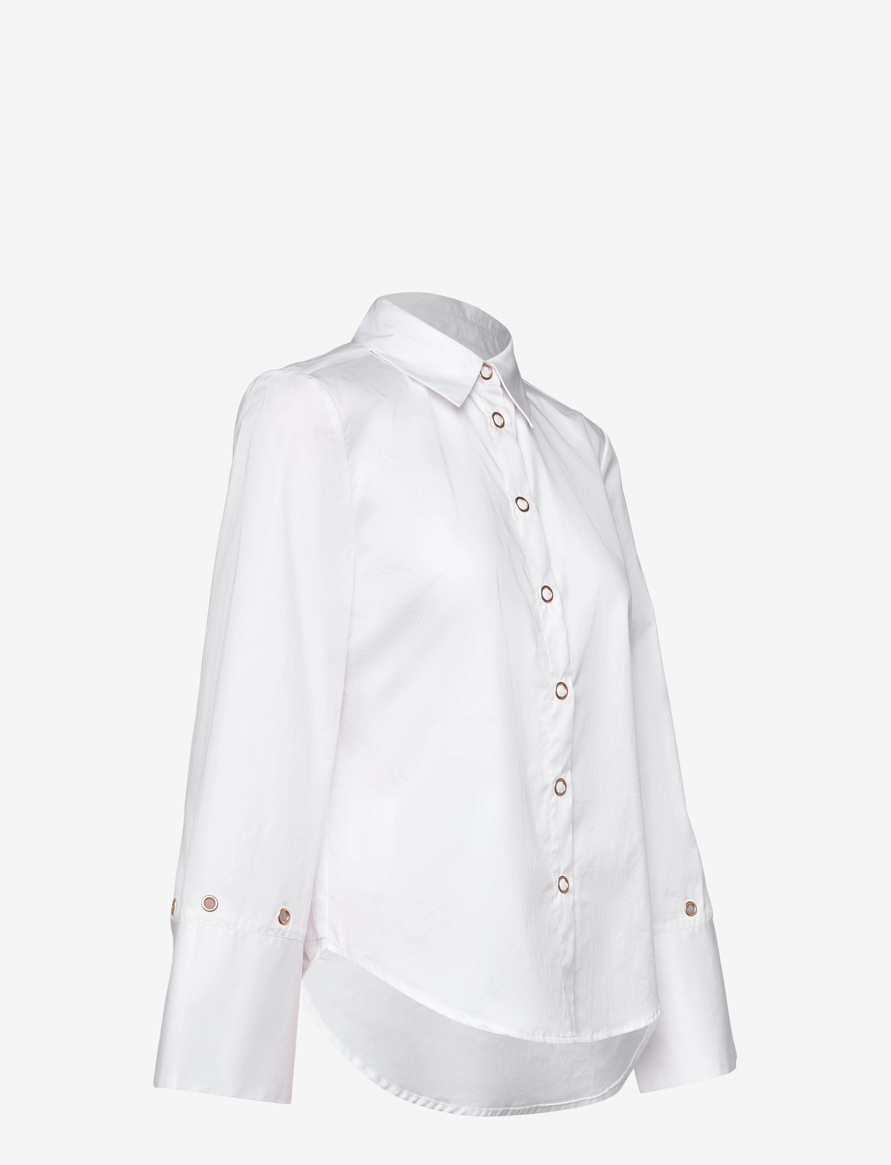 Coster Copenhagen - Shirt with back pleats - langärmlige hemden - white - 3