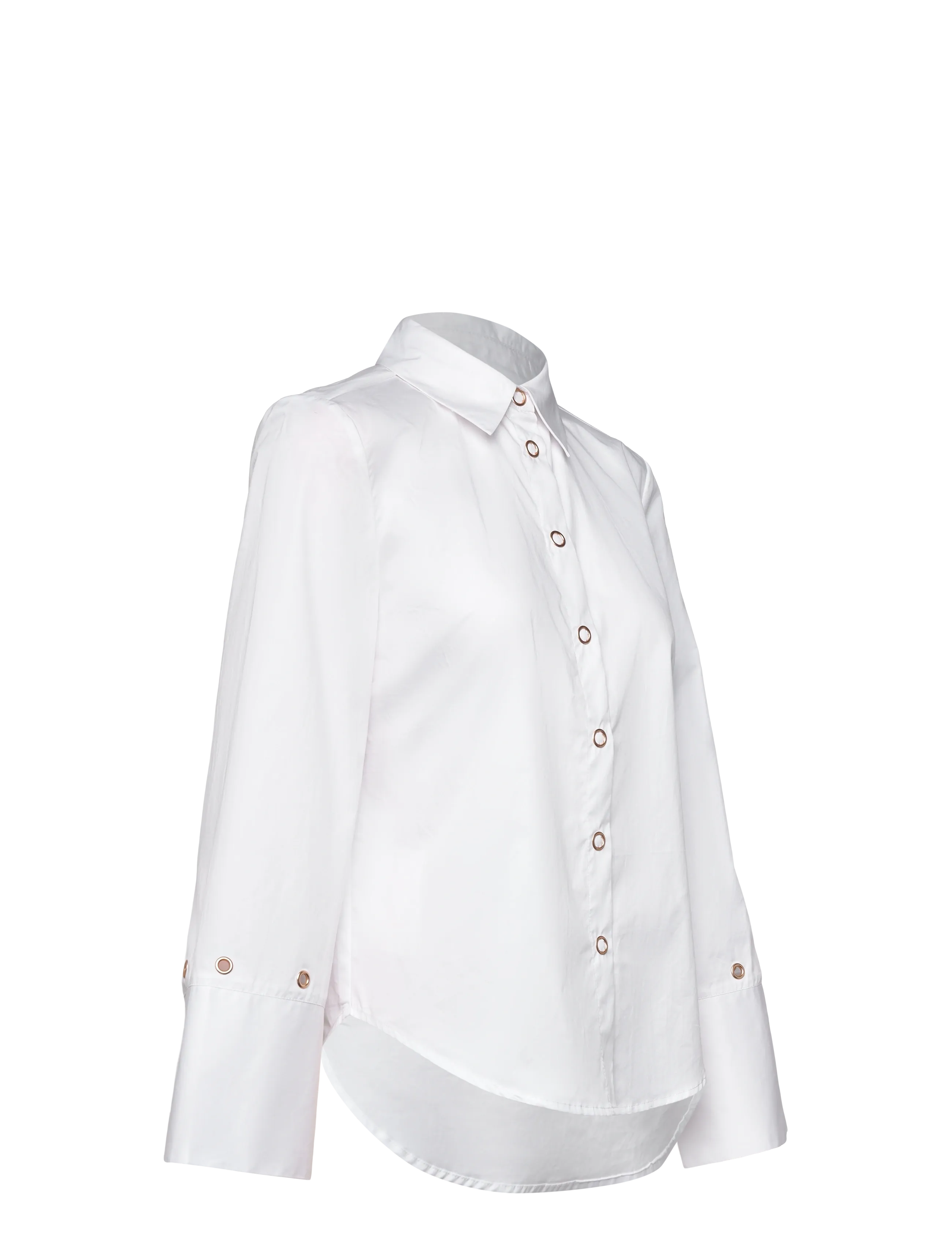 Coster Copenhagen - Shirt with back pleats - langerma skyrtur - white - 3