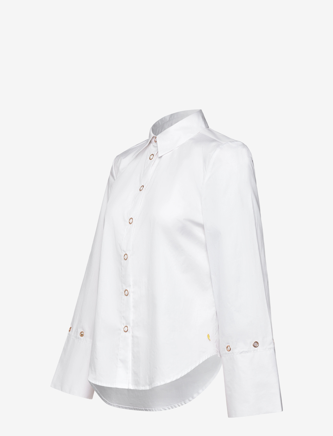 Coster Copenhagen - Shirt with back pleats - langärmlige hemden - white - 4