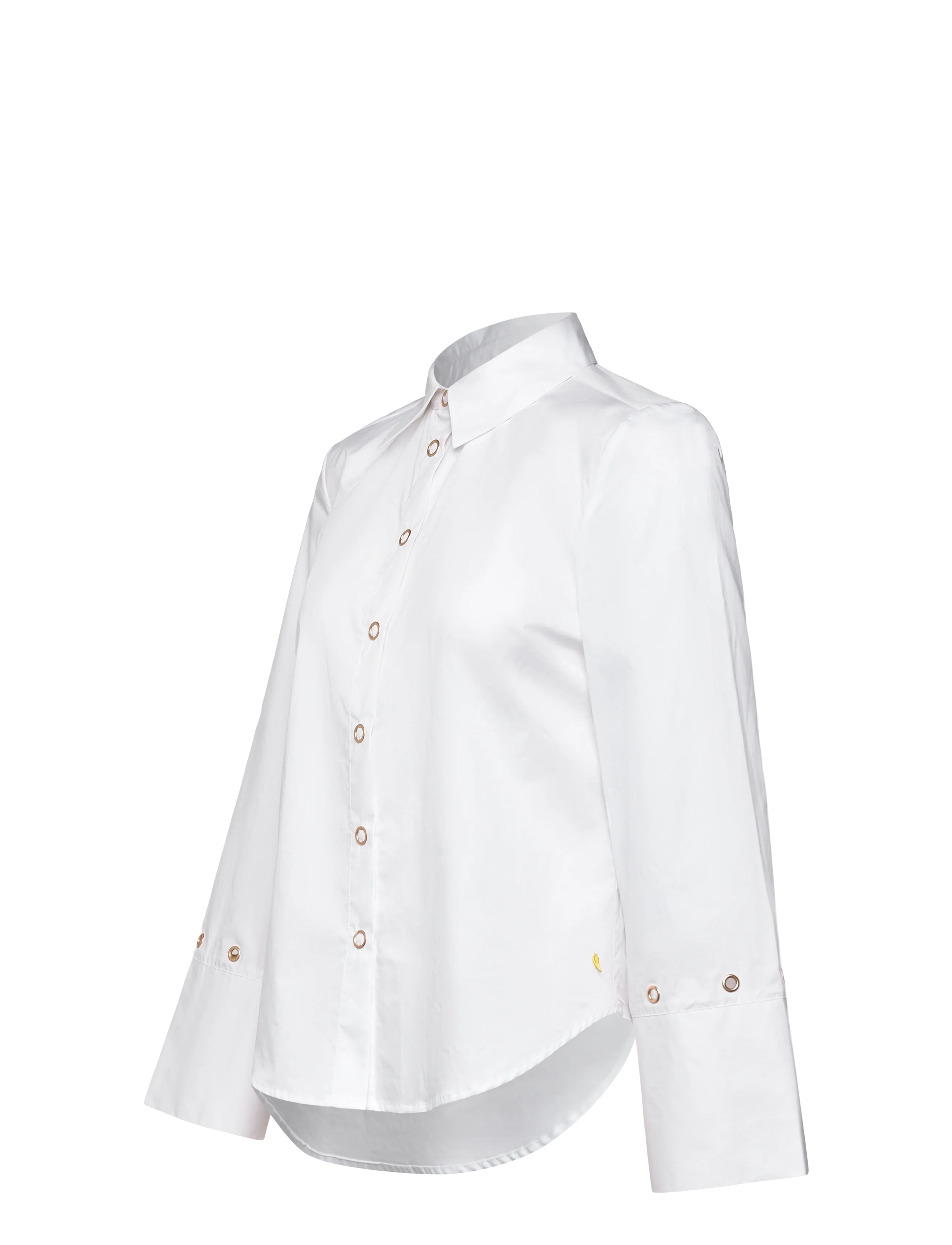 Coster Copenhagen - Shirt with back pleats - langerma skyrtur - white - 4