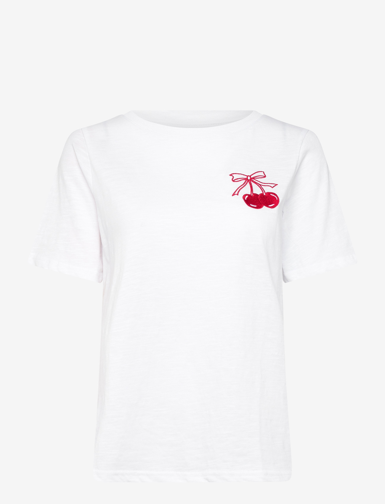 Coster Copenhagen - MINI CHERRY t-shirt - t-shirts - white - 1