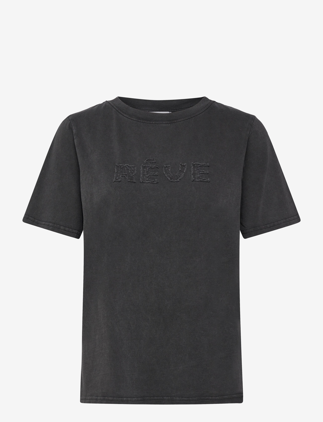 Coster Copenhagen - REVE washed t-shirt - Mid sleeve - t-shirts - washed grey - 0