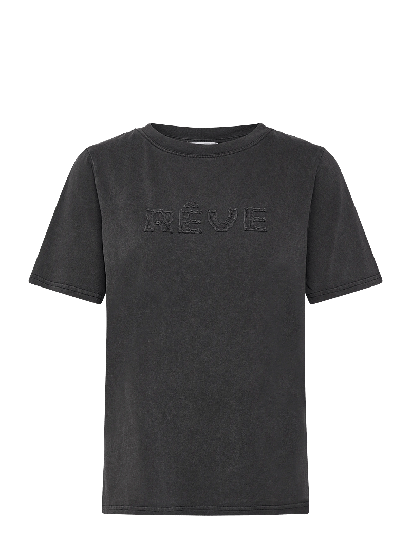 Coster Copenhagen - REVE washed t-shirt - Mid sleeve - t-shirts - washed grey - 0