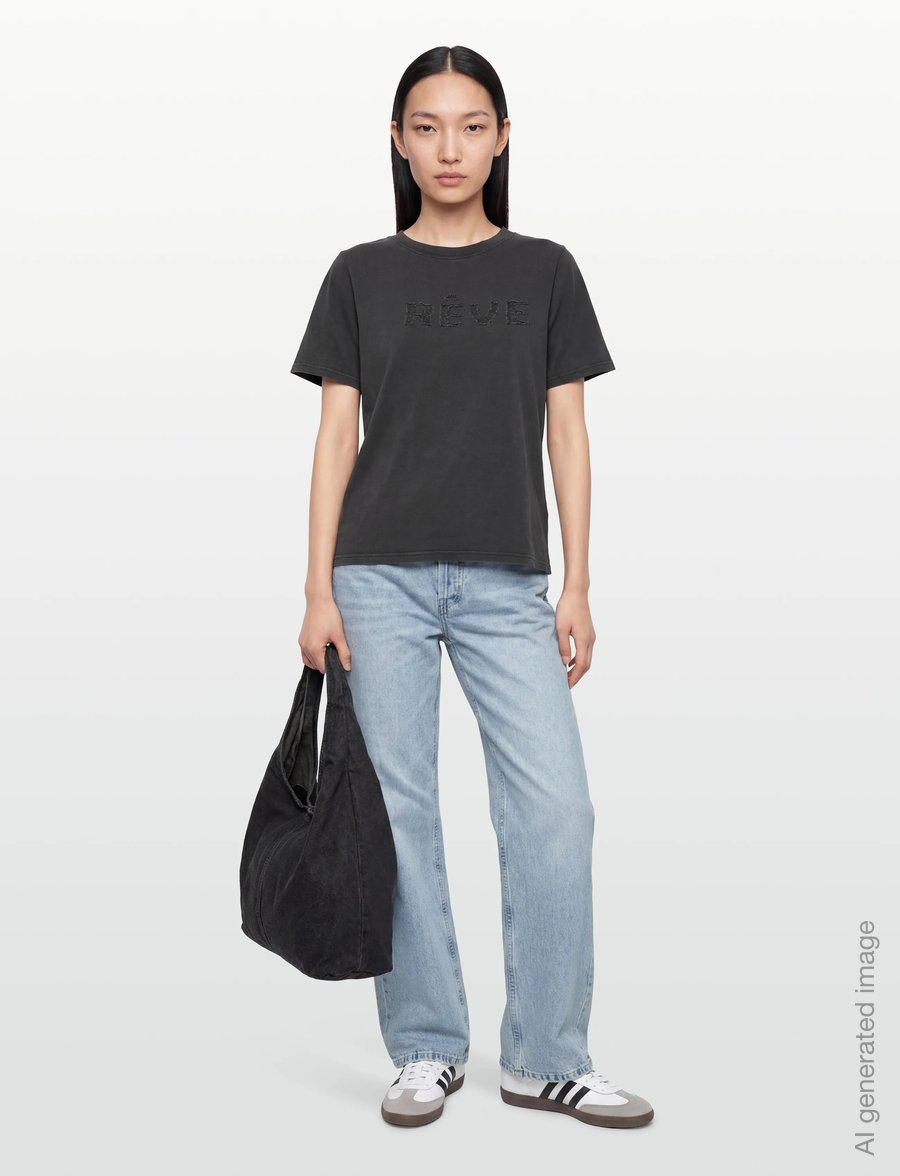 Coster Copenhagen - REVE washed t-shirt - Mid sleeve - t-shirts - washed grey - 0