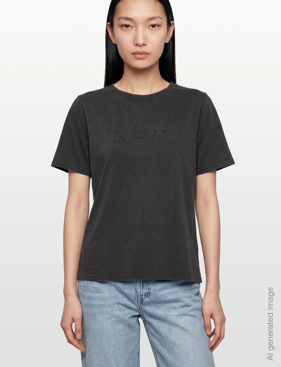 Coster Copenhagen - REVE washed t-shirt - Mid sleeve - t-shirts - washed grey - 3