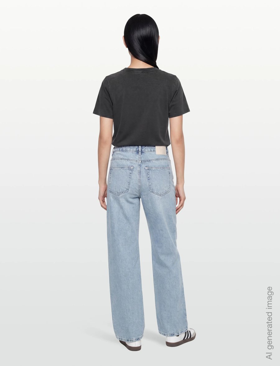 Coster Copenhagen - REVE washed t-shirt - Mid sleeve - t-shirts - washed grey - 4