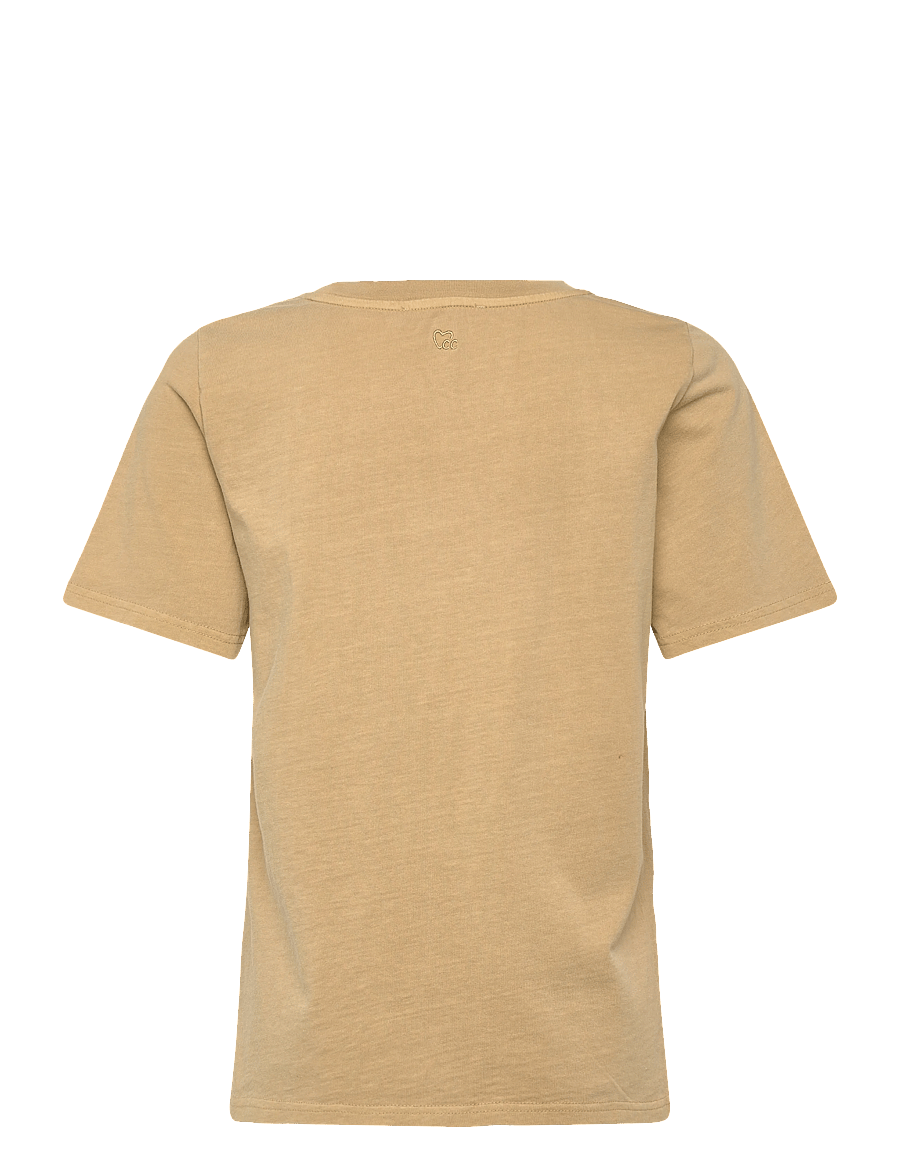 Coster Copenhagen - REVE washed t-shirt - Mid sleeve - t-shirts - washed sand - 2