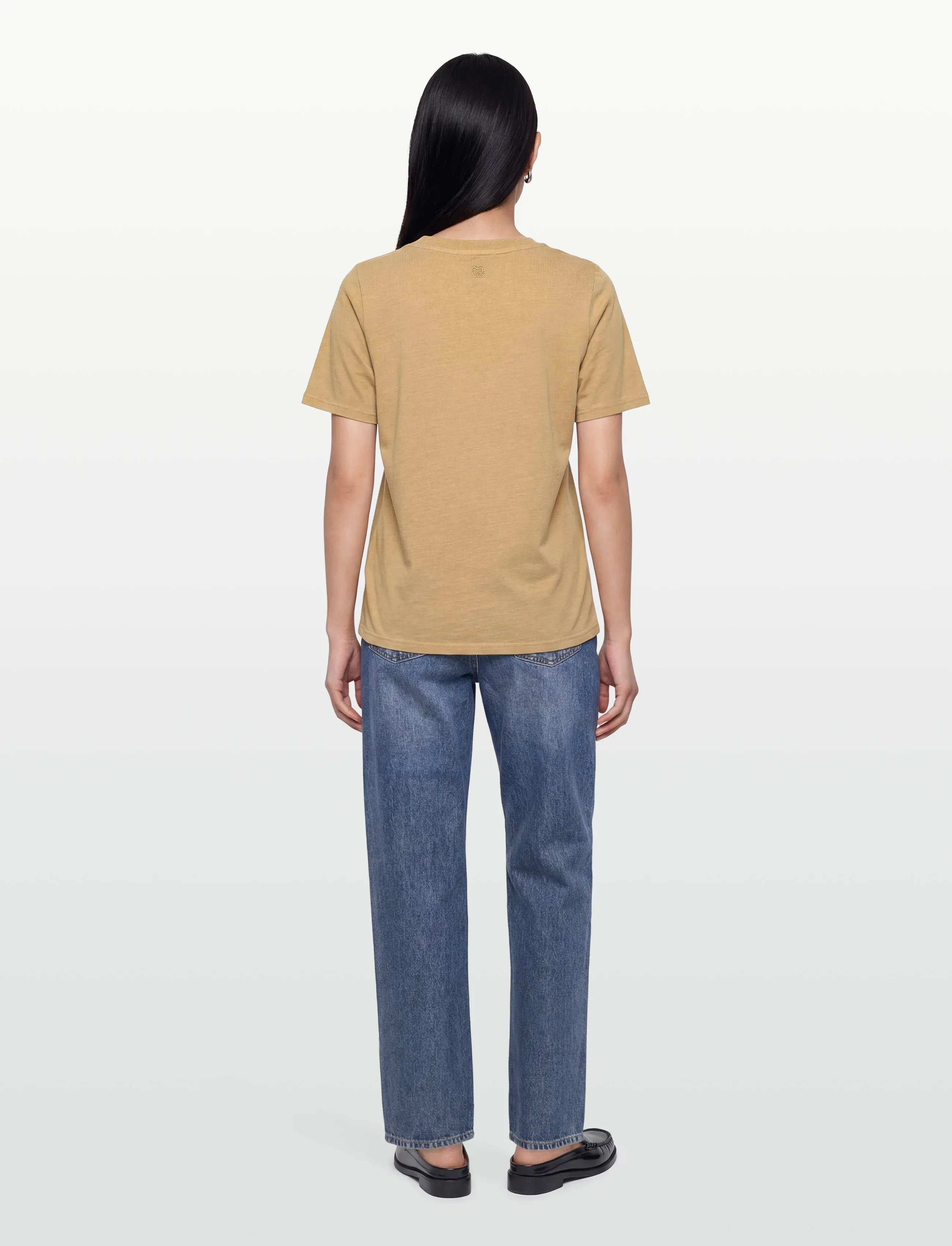 Coster Copenhagen - REVE washed t-shirt - Mid sleeve - stuttermarbolir - washed sand - 4