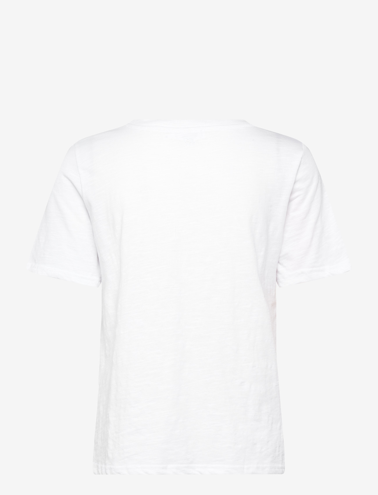 Coster Copenhagen - CC SMILE t-shirt - Mid sleeve - t-shirts - white - 200 (pink smiley) - 2
