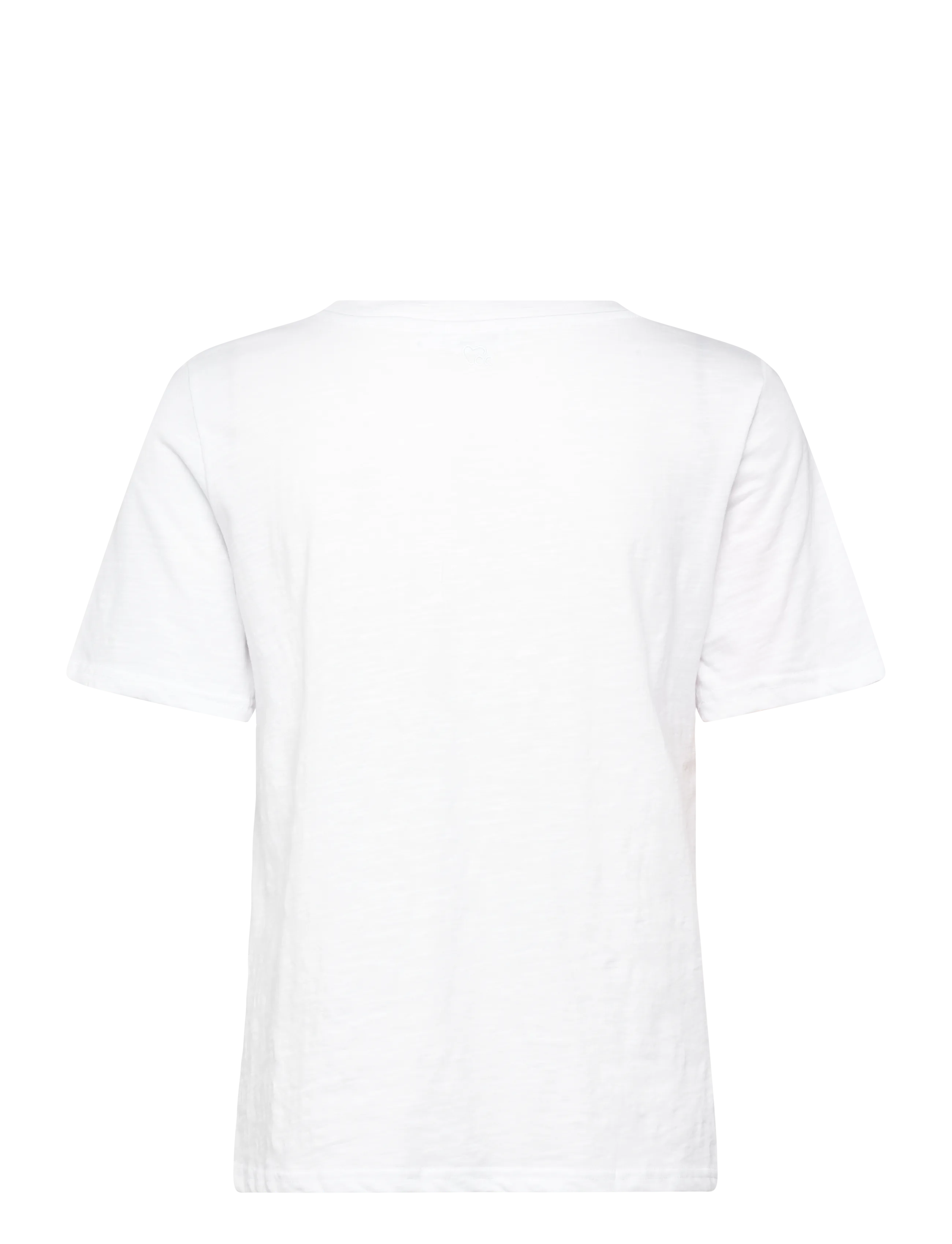 Coster Copenhagen - CC SMILE t-shirt - Mid sleeve - t-shirts - white - 200 (pink smiley) - 2