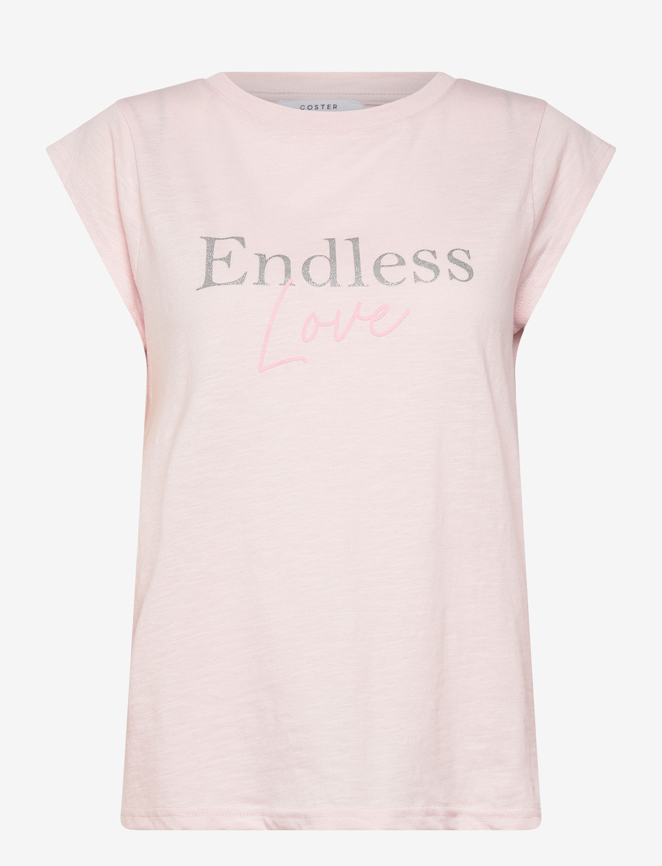 Coster Copenhagen - ENDLESS t-shirt - Cap sleeve - t-särgid - daisy pink - 1