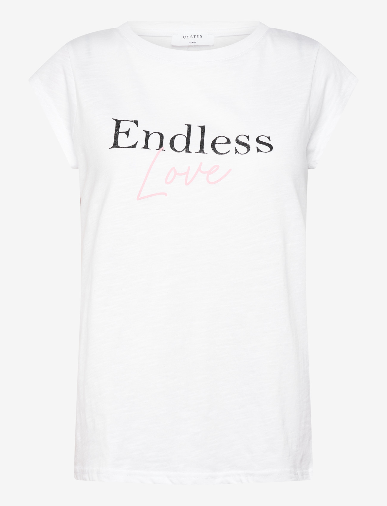 Coster Copenhagen - ENDLESS t-shirt - Cap sleeve - t-shirts - white - 1