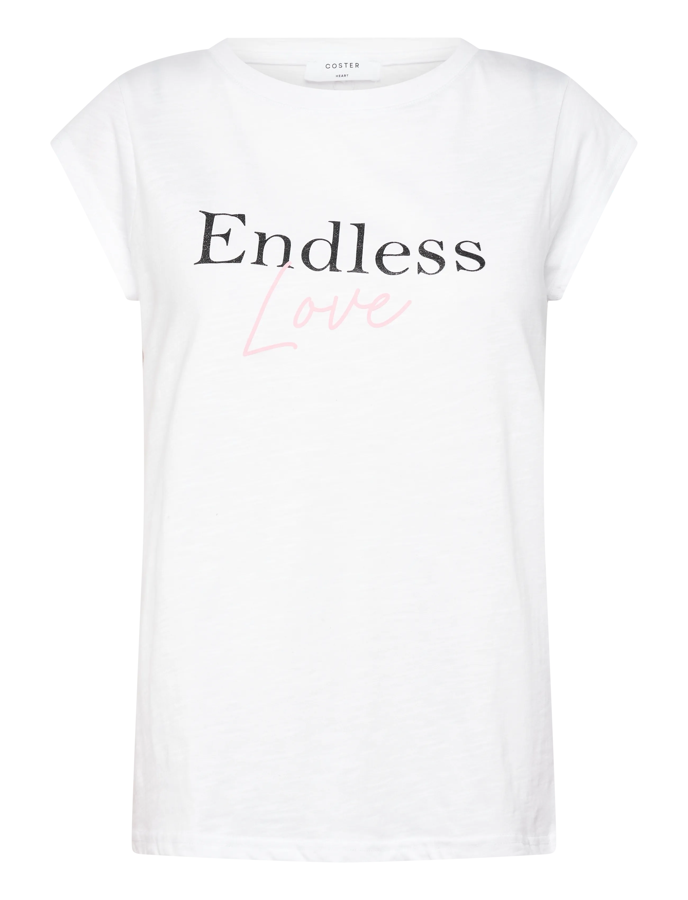 Coster Copenhagen ENDLESS t-shirt - Cap sleeve - Coster Copenhagen - WHITE / white