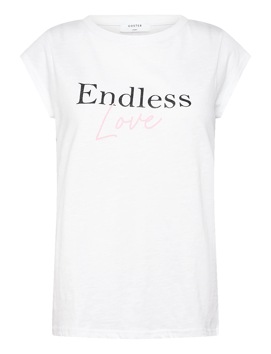 Coster Copenhagen - ENDLESS t-shirt - Cap sleeve - t-särgid - white - 1
