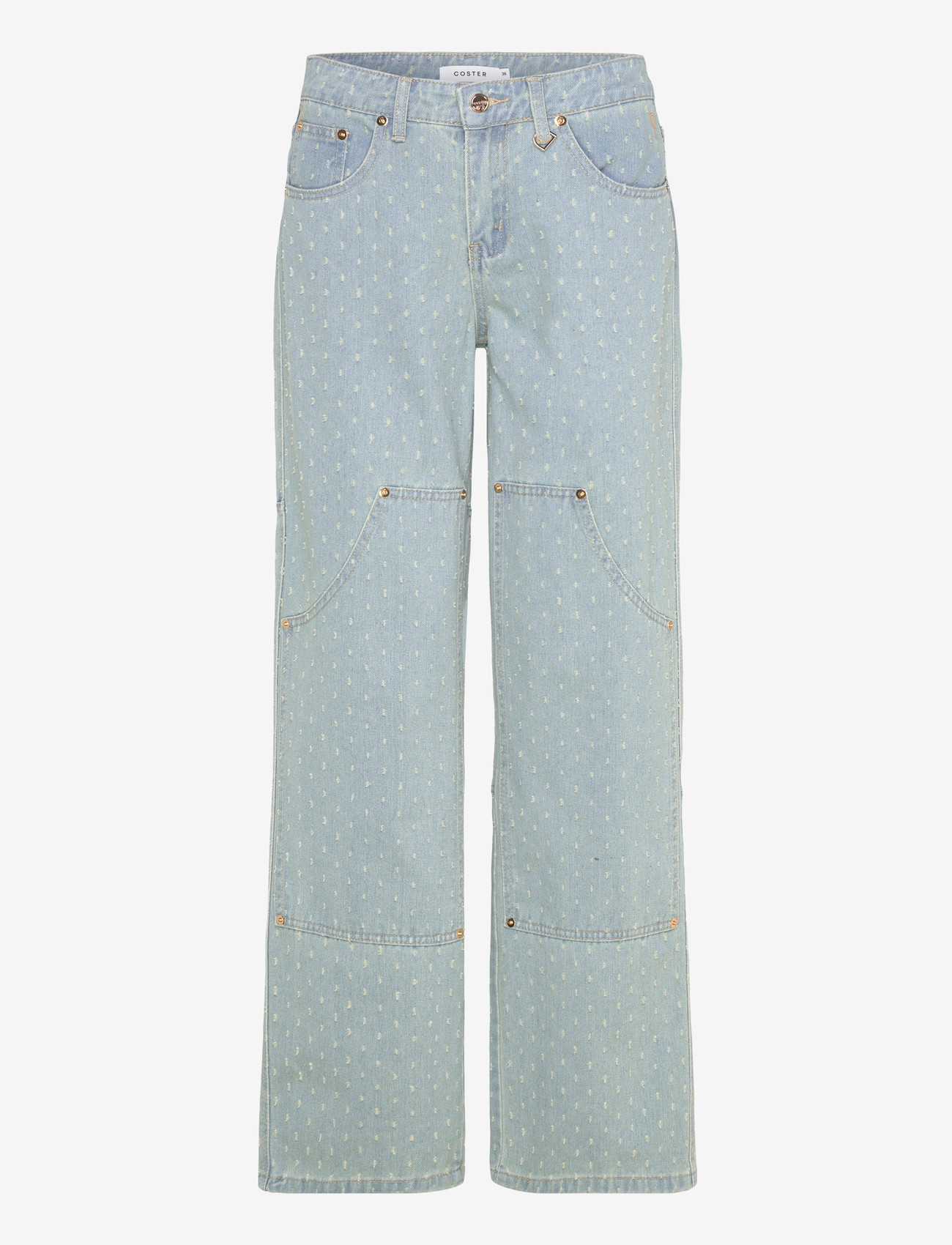 Coster Copenhagen - Jeans in dot denim - Petra fit - straight jeans - dot denim - 1
