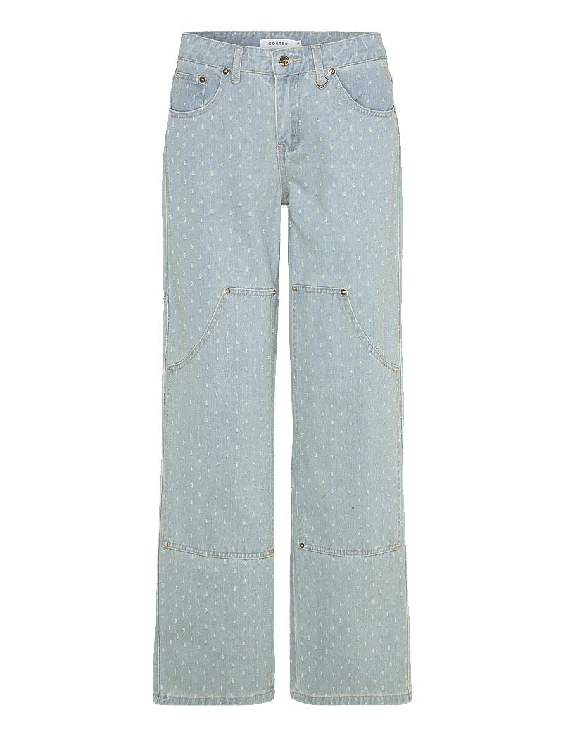 Coster Copenhagen - Jeans in dot denim - Petra fit - straight jeans - dot denim - 1