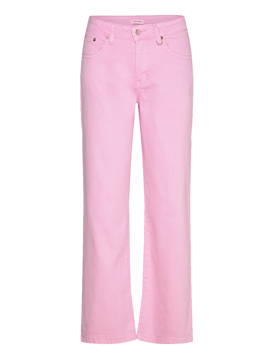 Coster Copenhagen - Jeans in pink denim - Petra fit - straight jeans - bon bon pink - 1