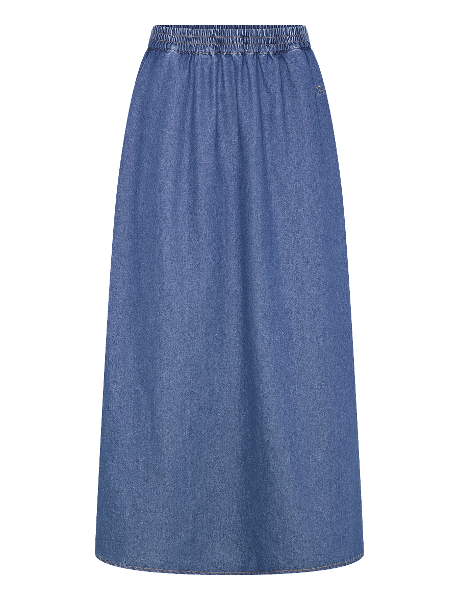 Coster Copenhagen - ELLIS denim skirt - teksaseelikud - denim blue - 1