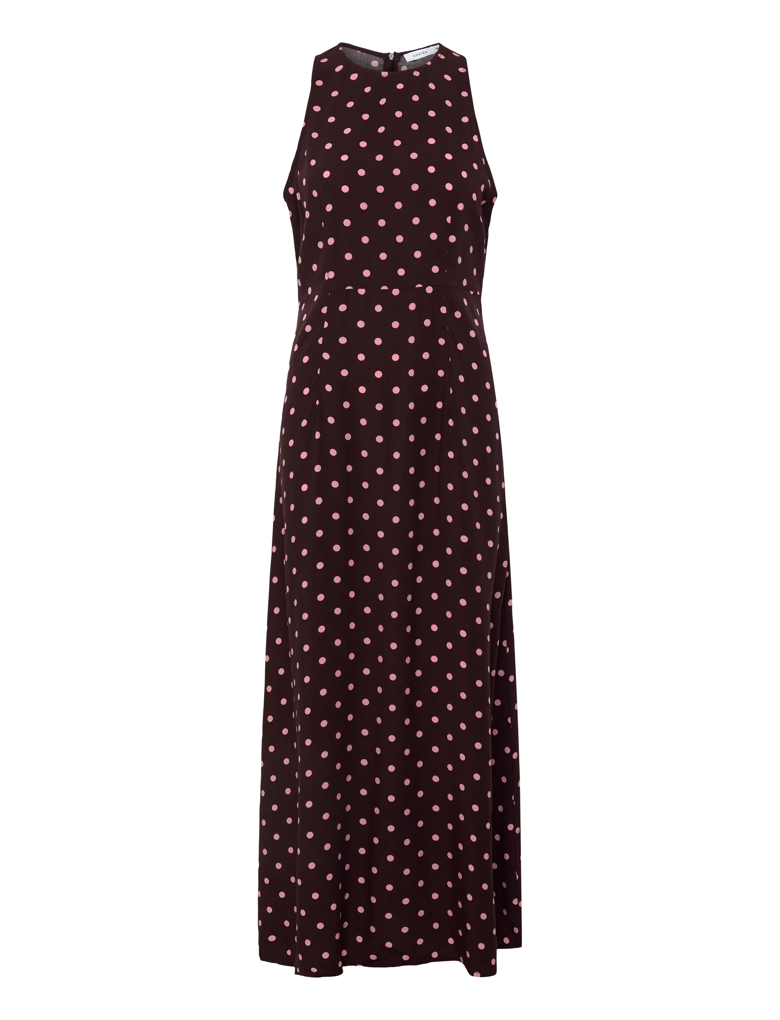 COSTER COPENHAGEN Kleid With Dots Braun - 44 - Damen