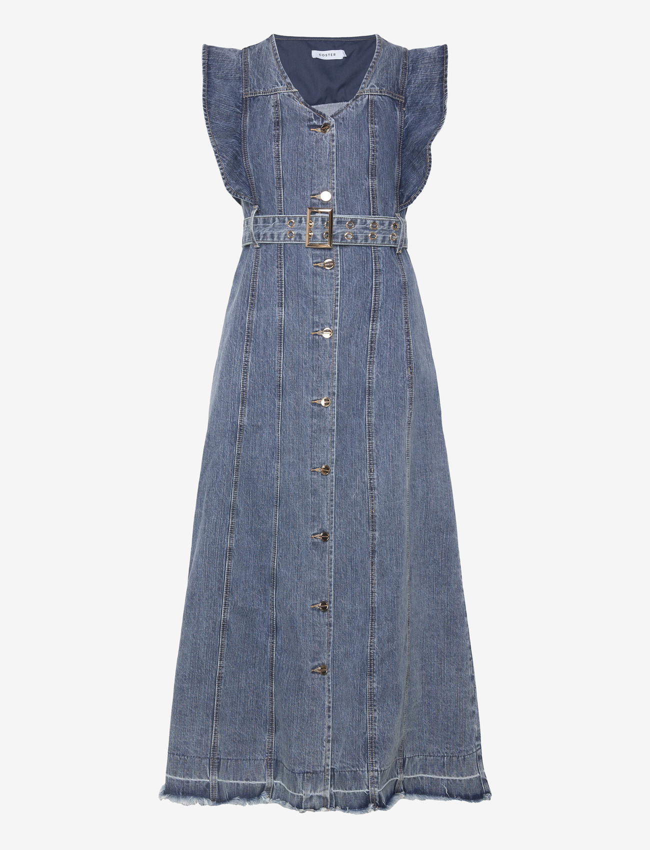 Coster Copenhagen - Denim dress - denimkjoler - light blue denim - 1